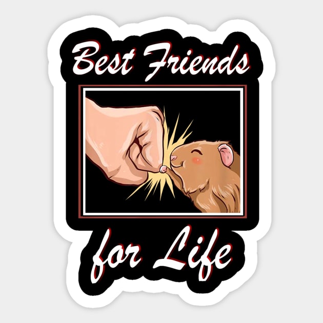 Guinea Pig Lover | Best friend for life Sticker by CathyStore